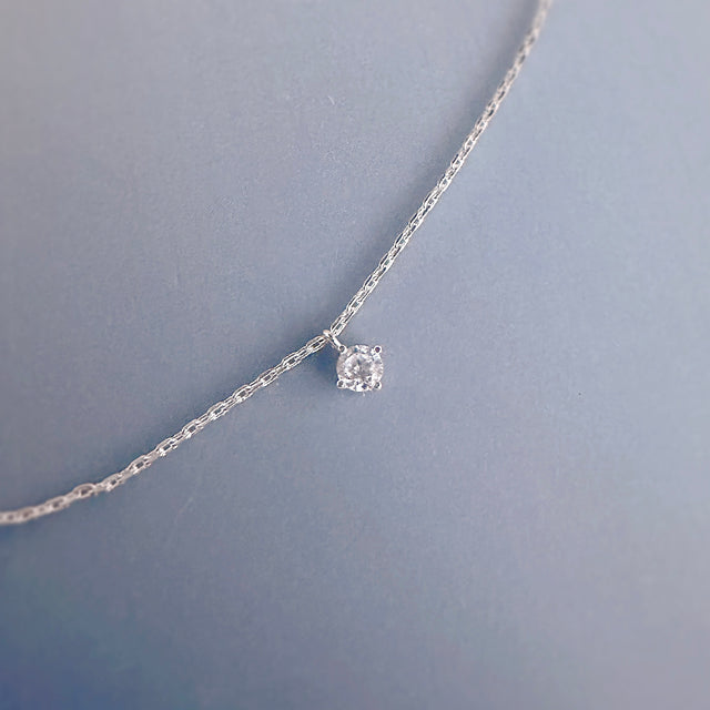 Luna Necklace - Swarovski Pearl & Sterling Silver